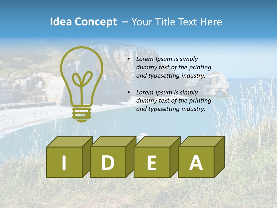 Cote D Albatre PowerPoint Template