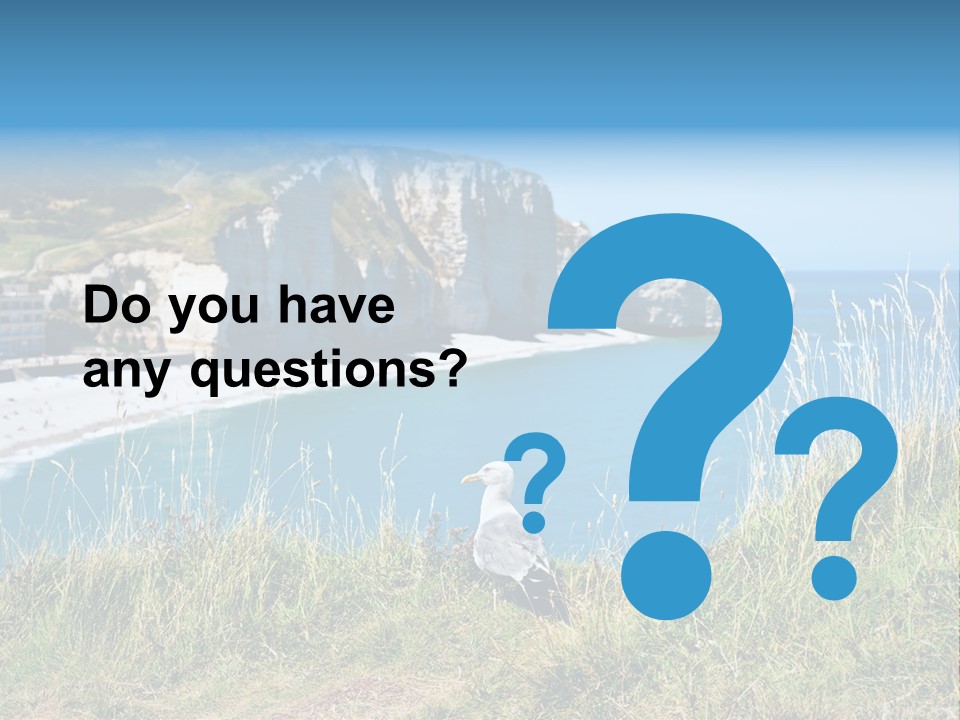 Cote D Albatre PowerPoint Template