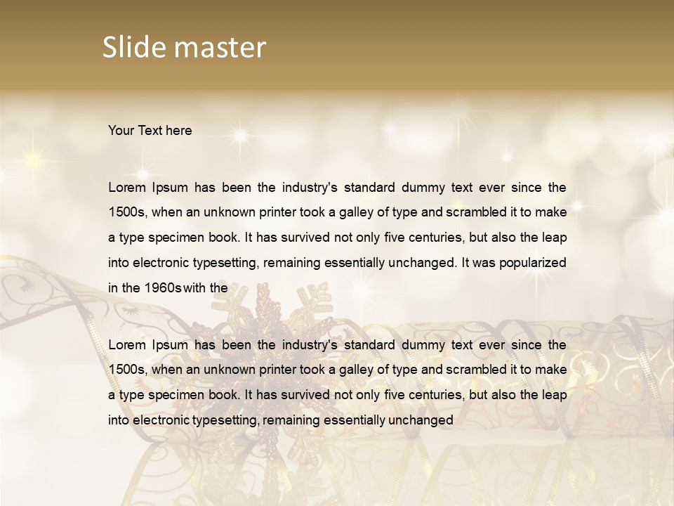 Christmas Decorations PowerPoint Template