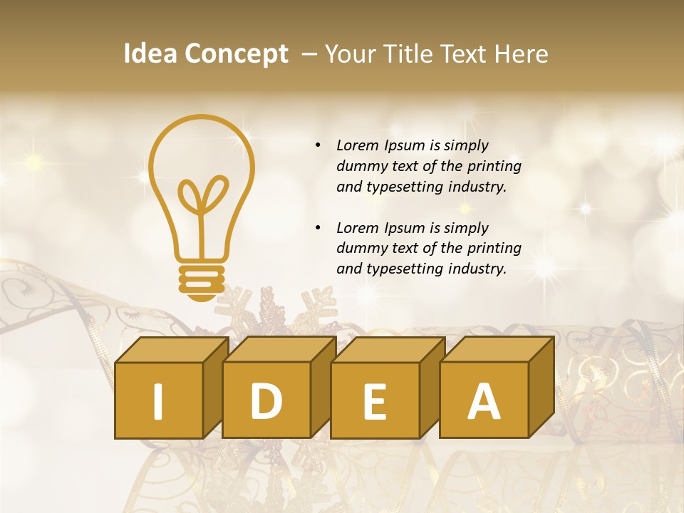 Christmas Decorations PowerPoint Template