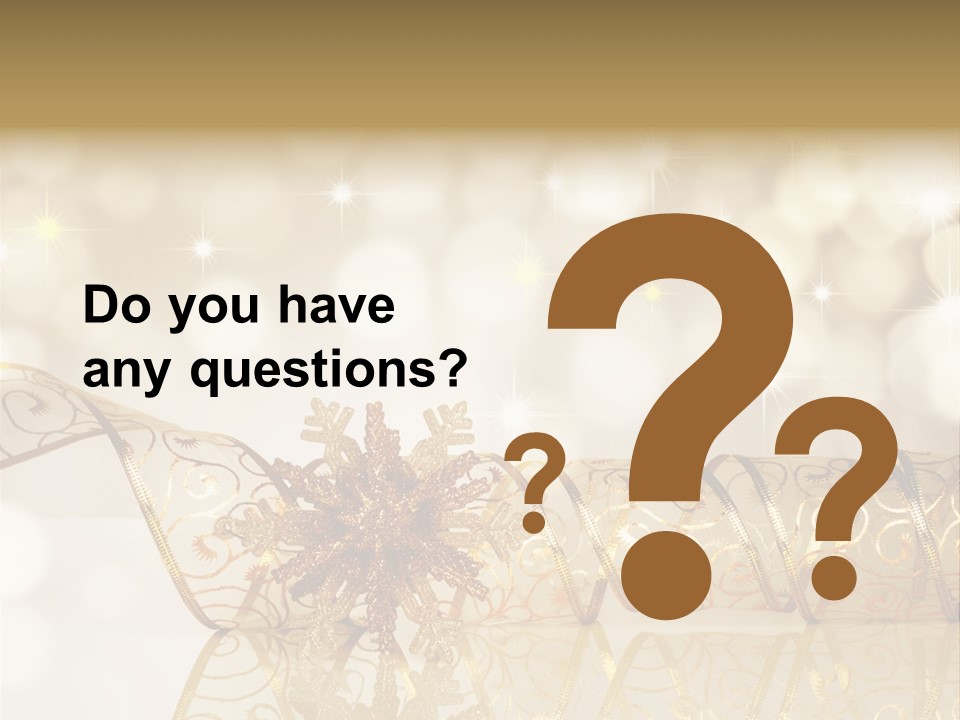 Christmas Decorations PowerPoint Template