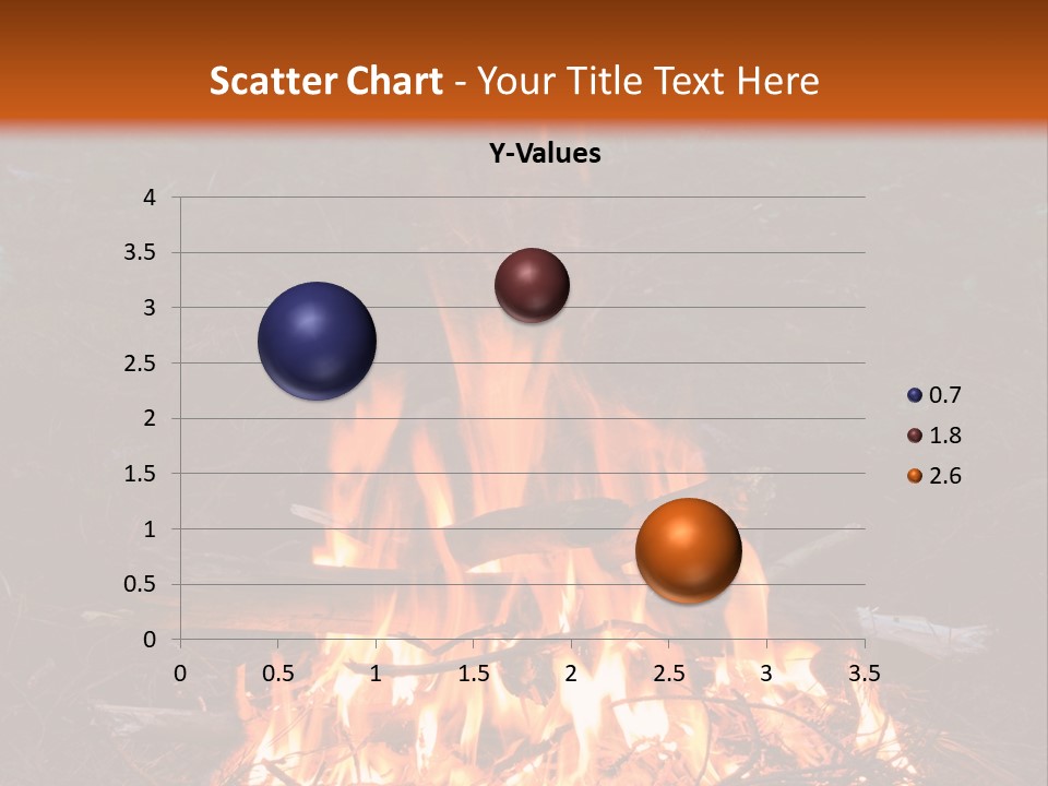 Light Flame Camp PowerPoint Template