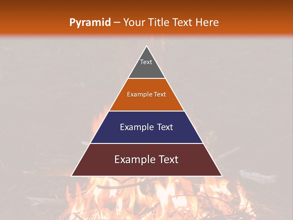 Light Flame Camp PowerPoint Template