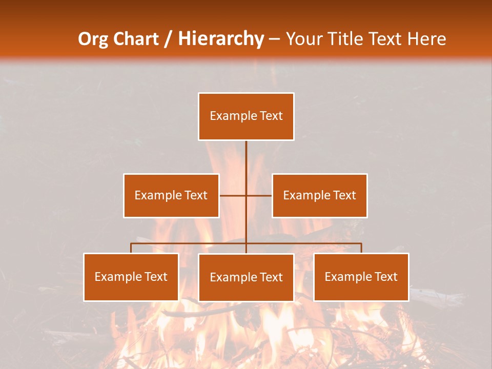 Light Flame Camp PowerPoint Template