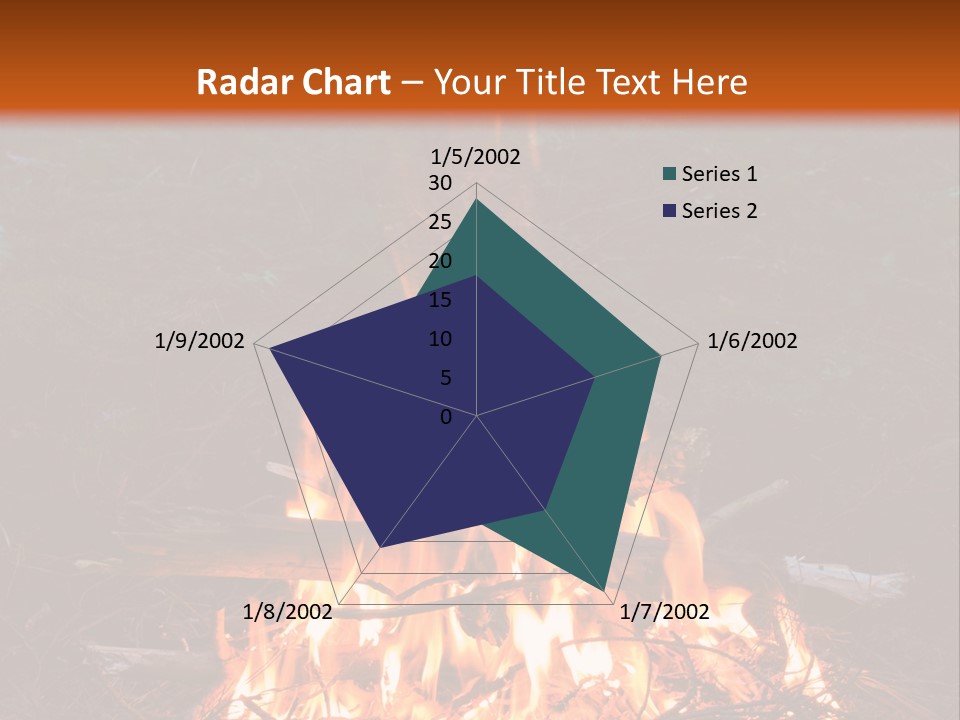 Light Flame Camp PowerPoint Template