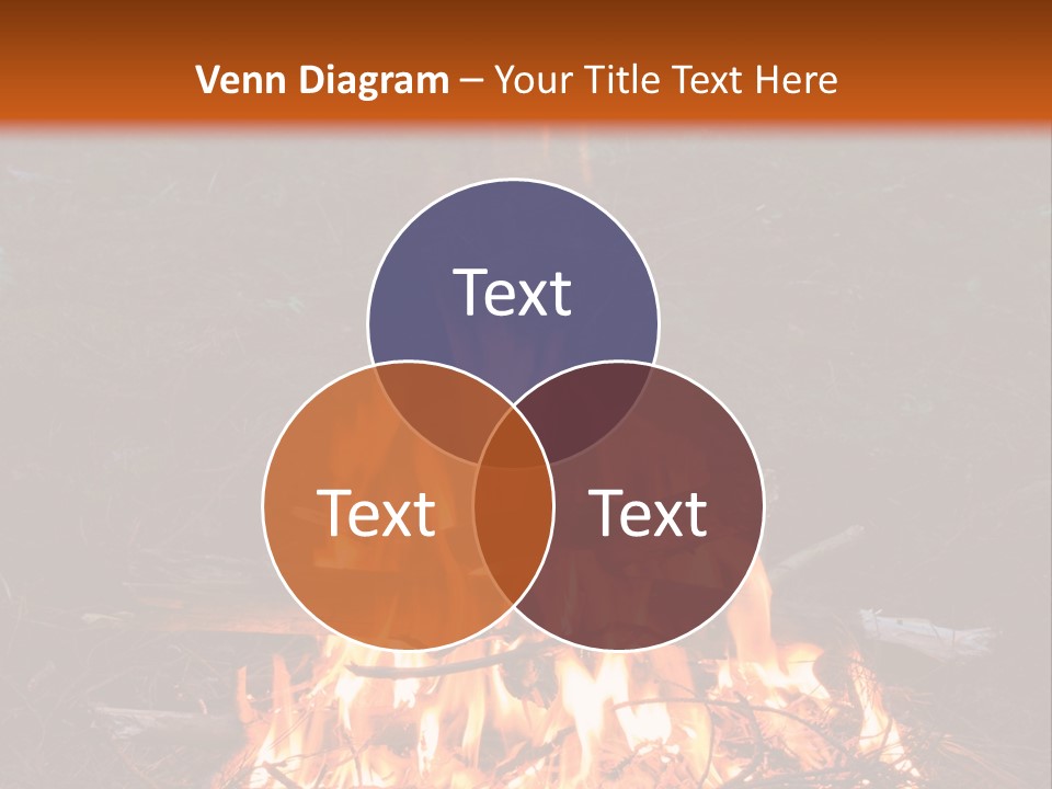 Light Flame Camp PowerPoint Template