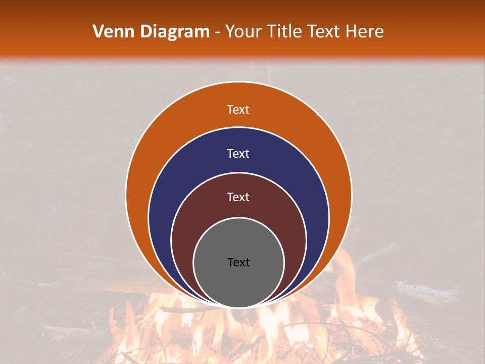Light Flame Camp PowerPoint Template