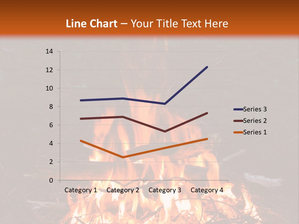 Light Flame Camp PowerPoint Template
