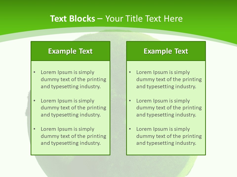 Green Earth PowerPoint Template