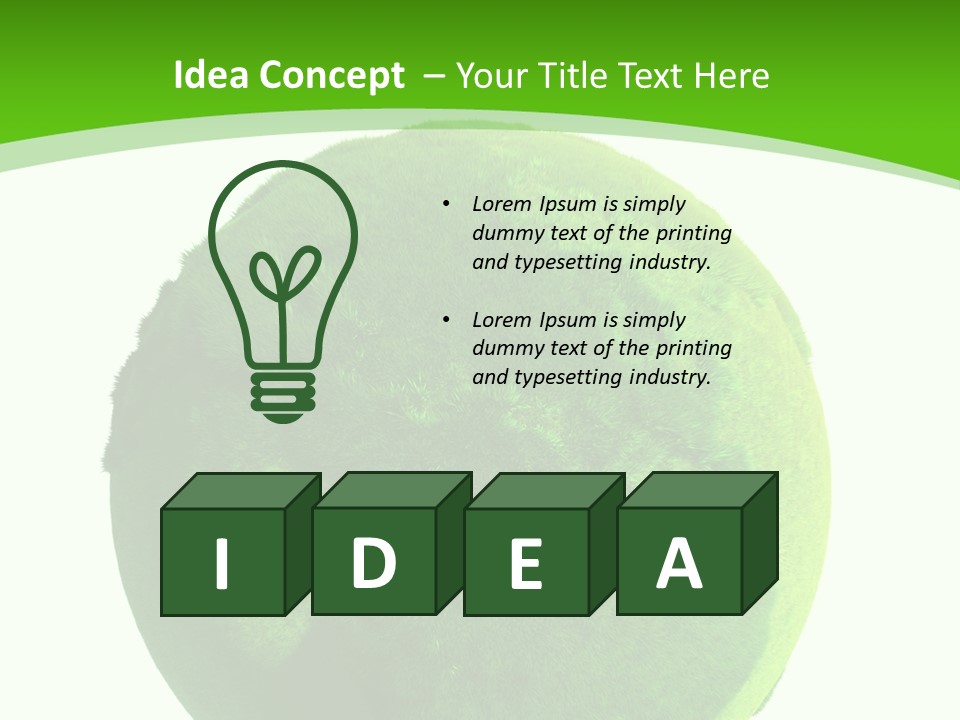 Green Earth PowerPoint Template