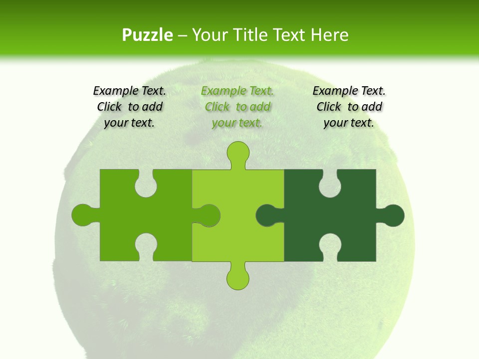 Grüne Erde PowerPoint Template