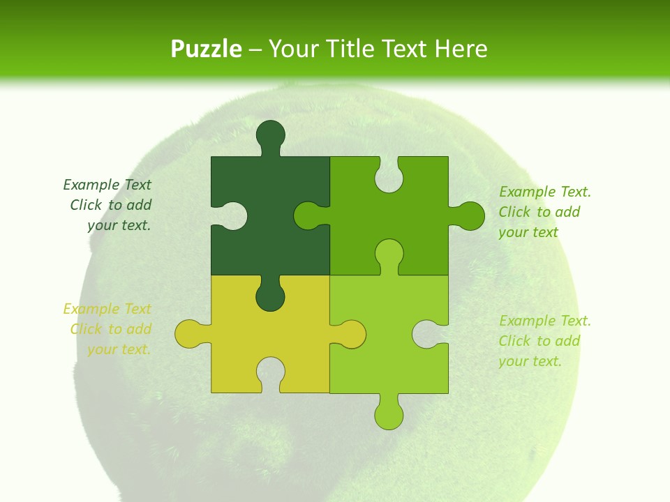 Grüne Erde PowerPoint Template