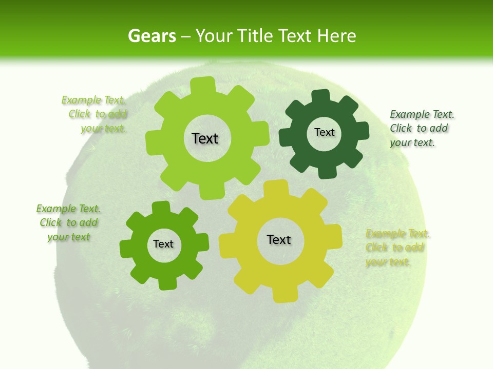 Grüne Erde PowerPoint Template