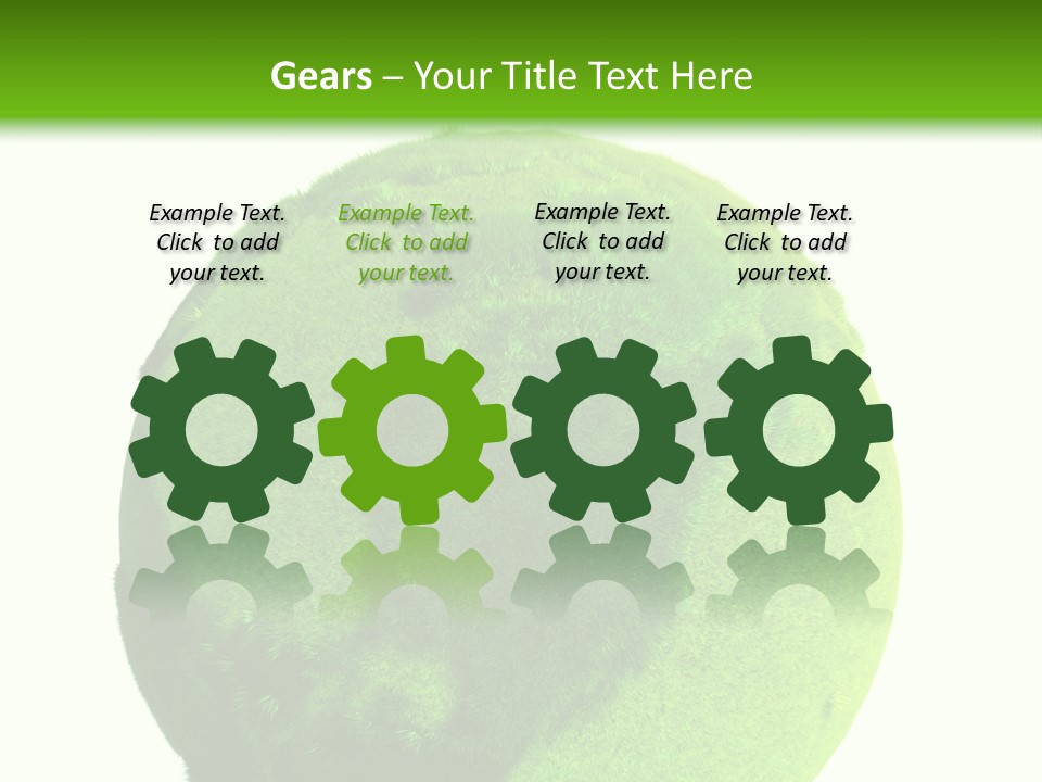 Grüne Erde PowerPoint Template