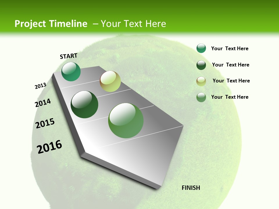 Grüne Erde PowerPoint Template