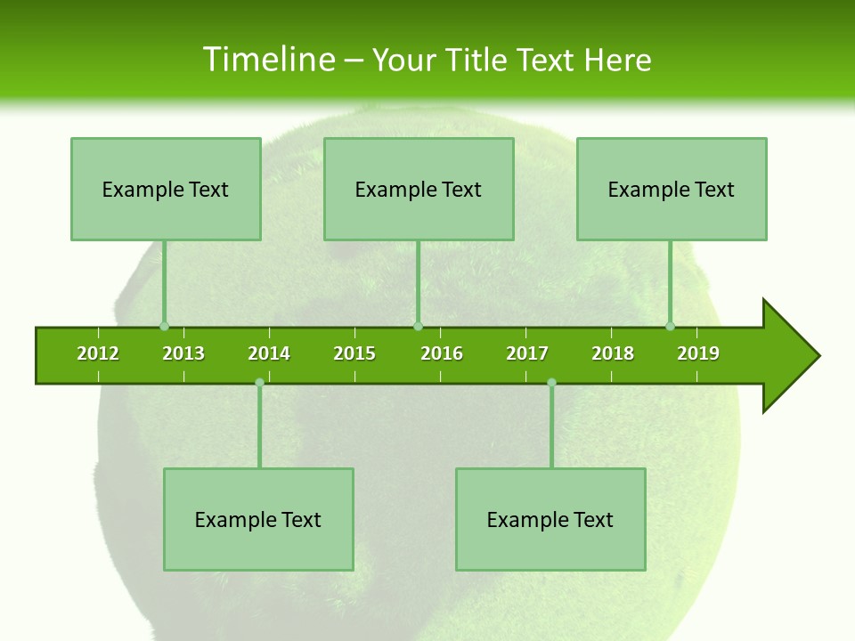 Grüne Erde PowerPoint Template