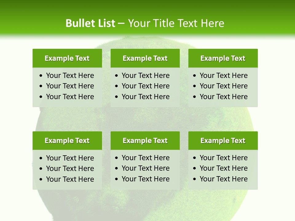 Grüne Erde PowerPoint Template