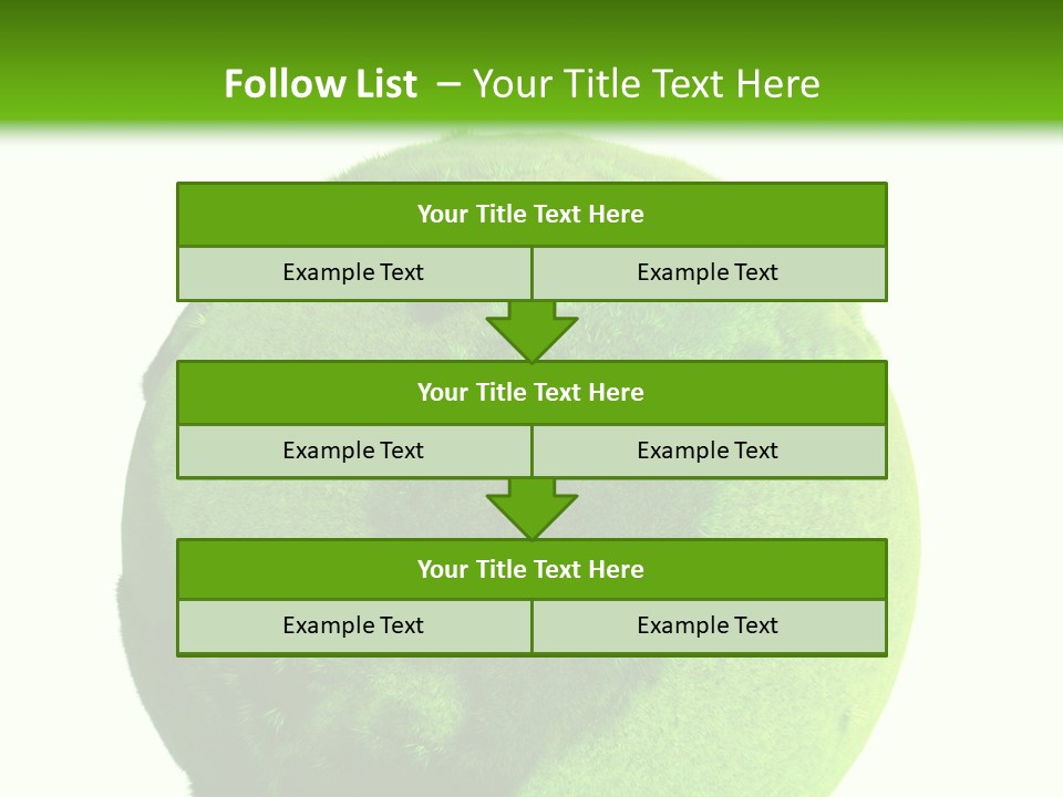 Grüne Erde PowerPoint Template