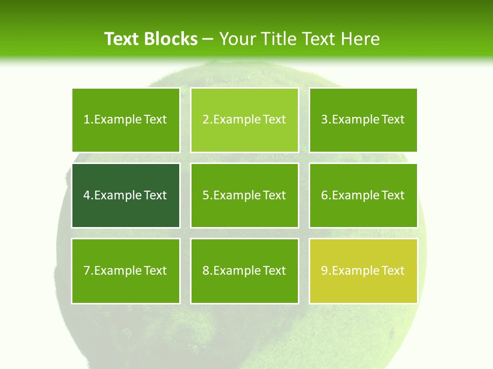 Grüne Erde PowerPoint Template