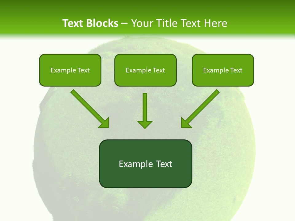 Grüne Erde PowerPoint Template
