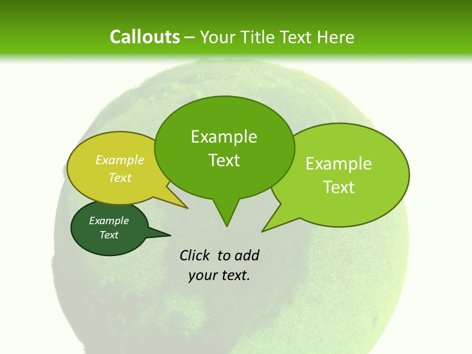 Grüne Erde PowerPoint Template
