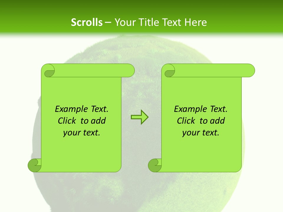 Grüne Erde PowerPoint Template