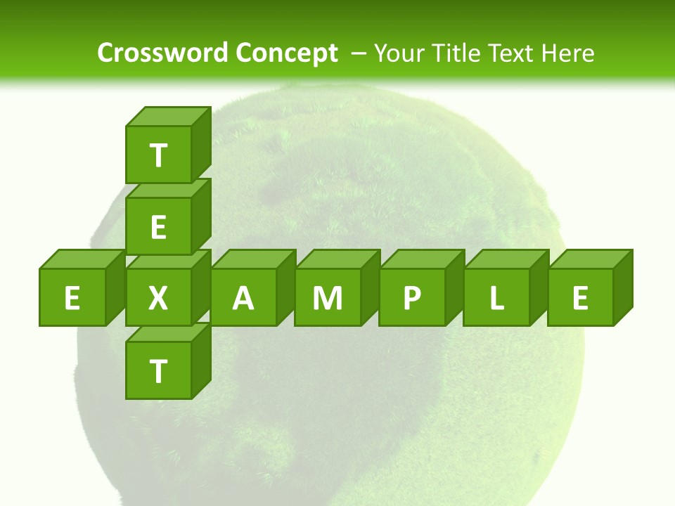 Grüne Erde PowerPoint Template
