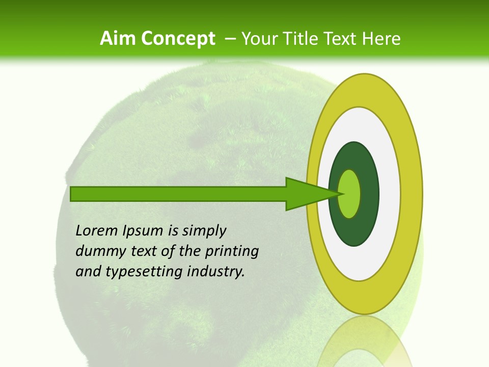 Grüne Erde PowerPoint Template