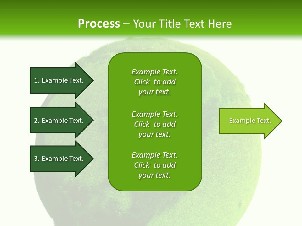 Grüne Erde PowerPoint Template