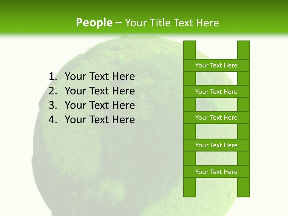 Grüne Erde PowerPoint Template