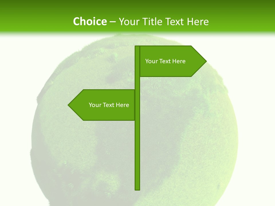 Grüne Erde PowerPoint Template
