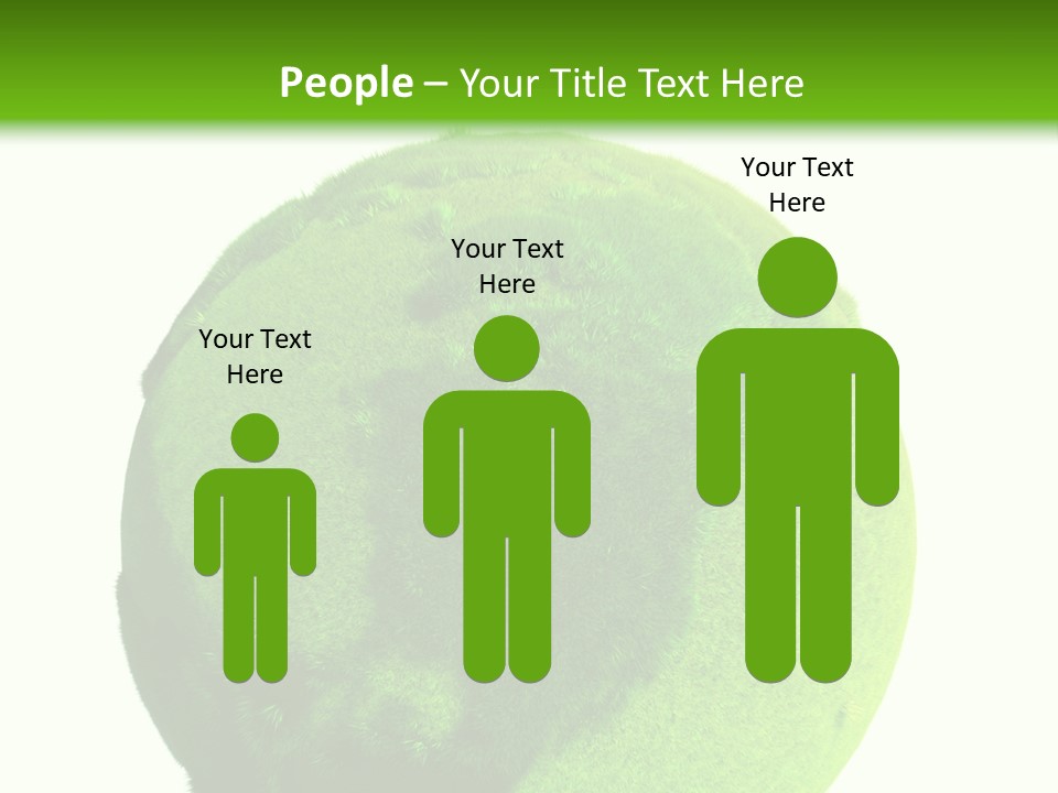 Grüne Erde PowerPoint Template