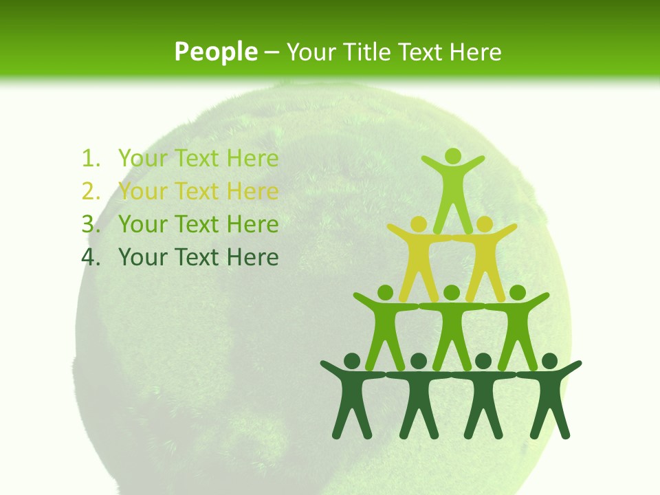 Grüne Erde PowerPoint Template