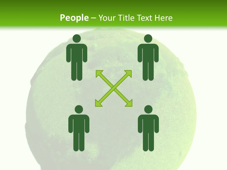 Grüne Erde PowerPoint Template