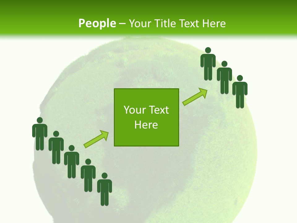 Grüne Erde PowerPoint Template