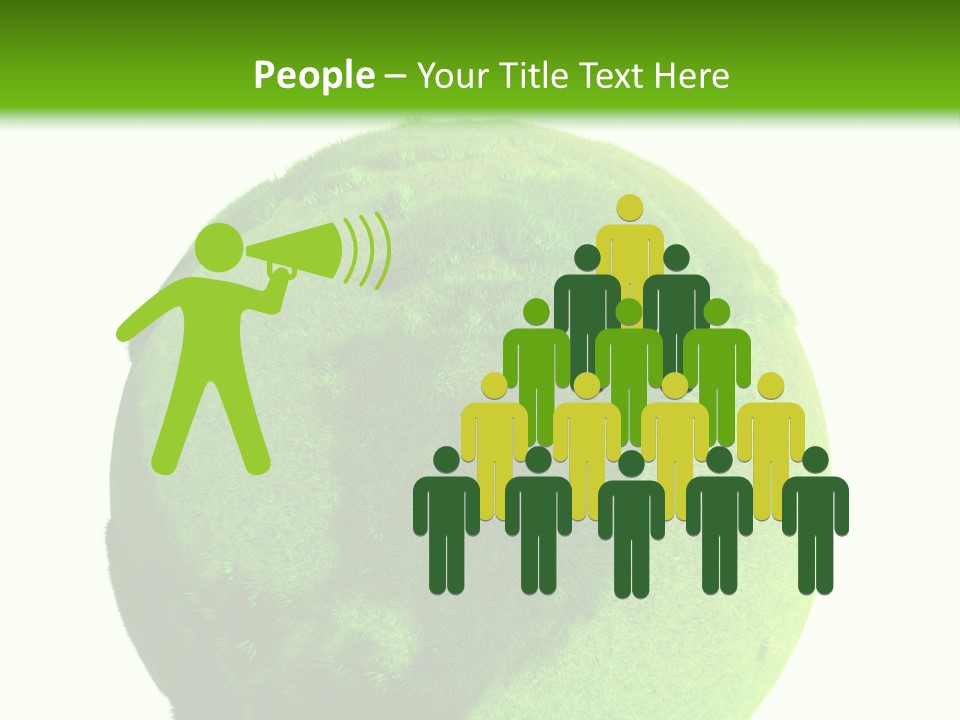 Grüne Erde PowerPoint Template