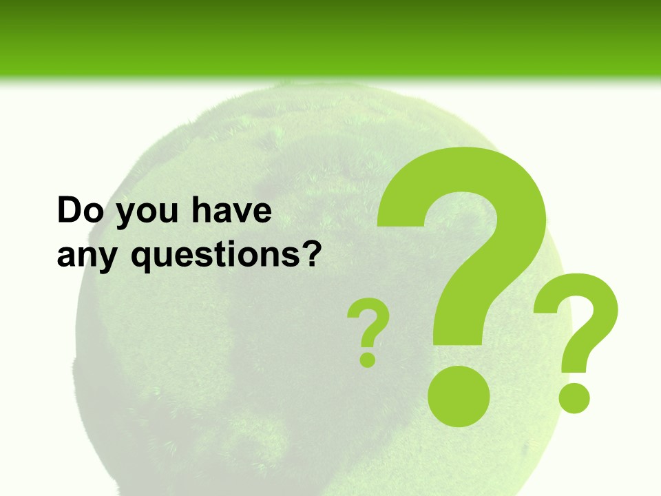 Grüne Erde PowerPoint Template