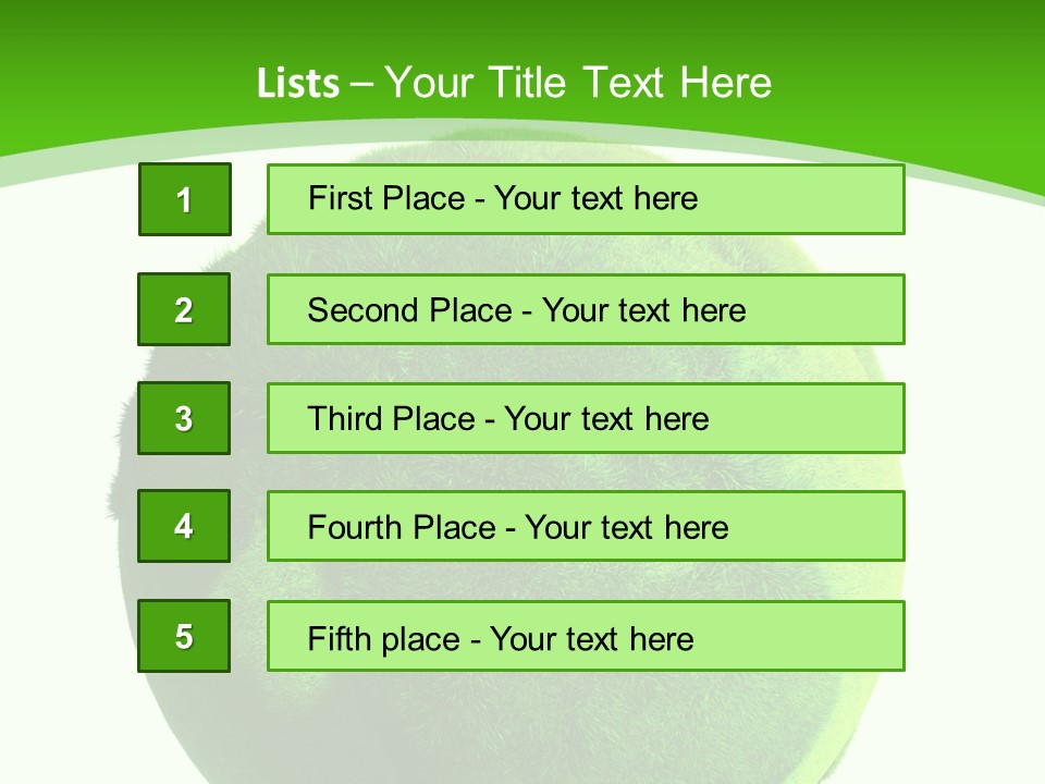Green Earth PowerPoint Template
