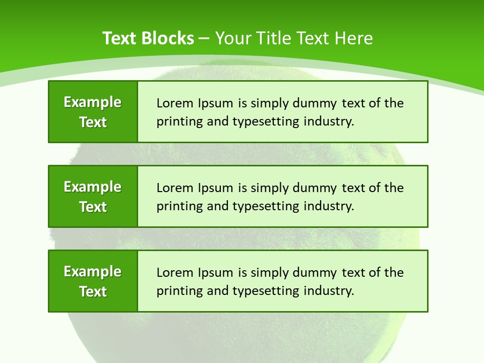 Green Earth PowerPoint Template