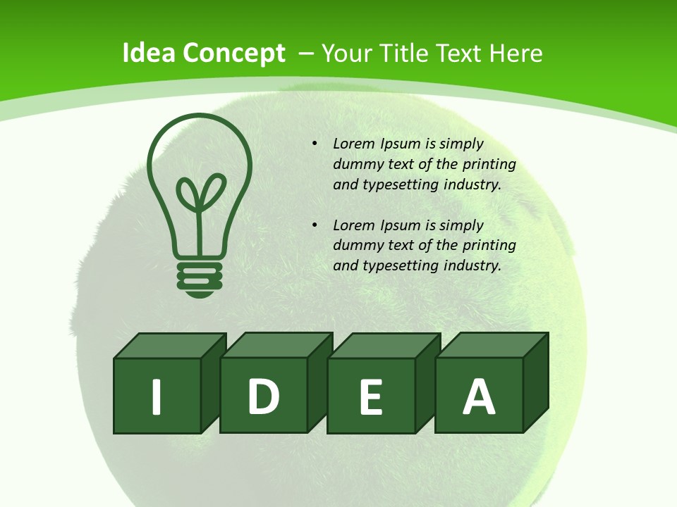 Green Earth PowerPoint Template