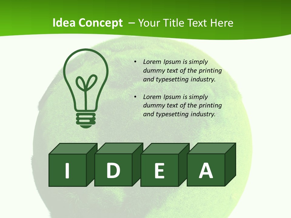 Green Earth PowerPoint Template