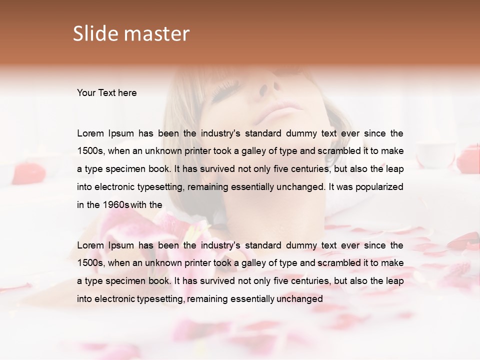 Milk Bath PowerPoint Template