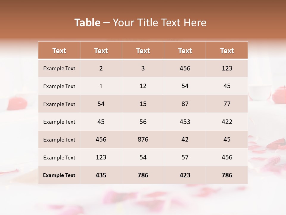 Milk Bath PowerPoint Template
