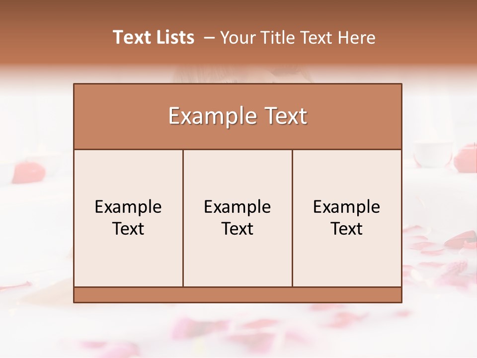 Milk Bath PowerPoint Template