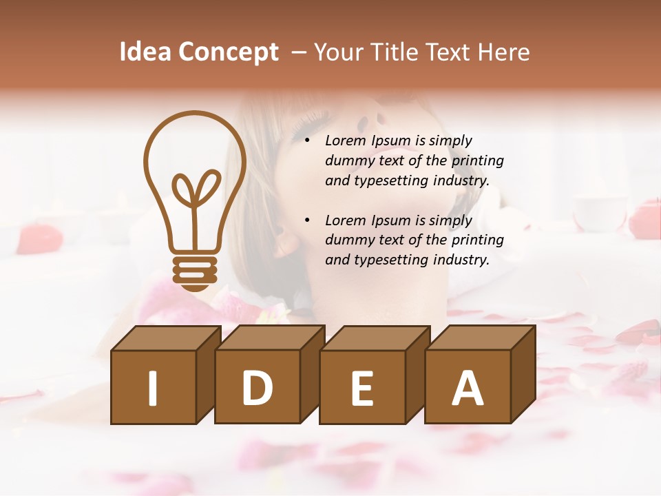 Milk Bath PowerPoint Template