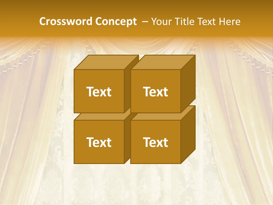 Curtain Luxury PowerPoint Template