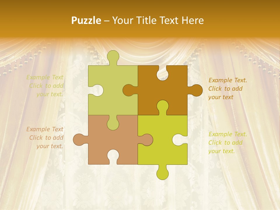 Curtain Luxury PowerPoint Template