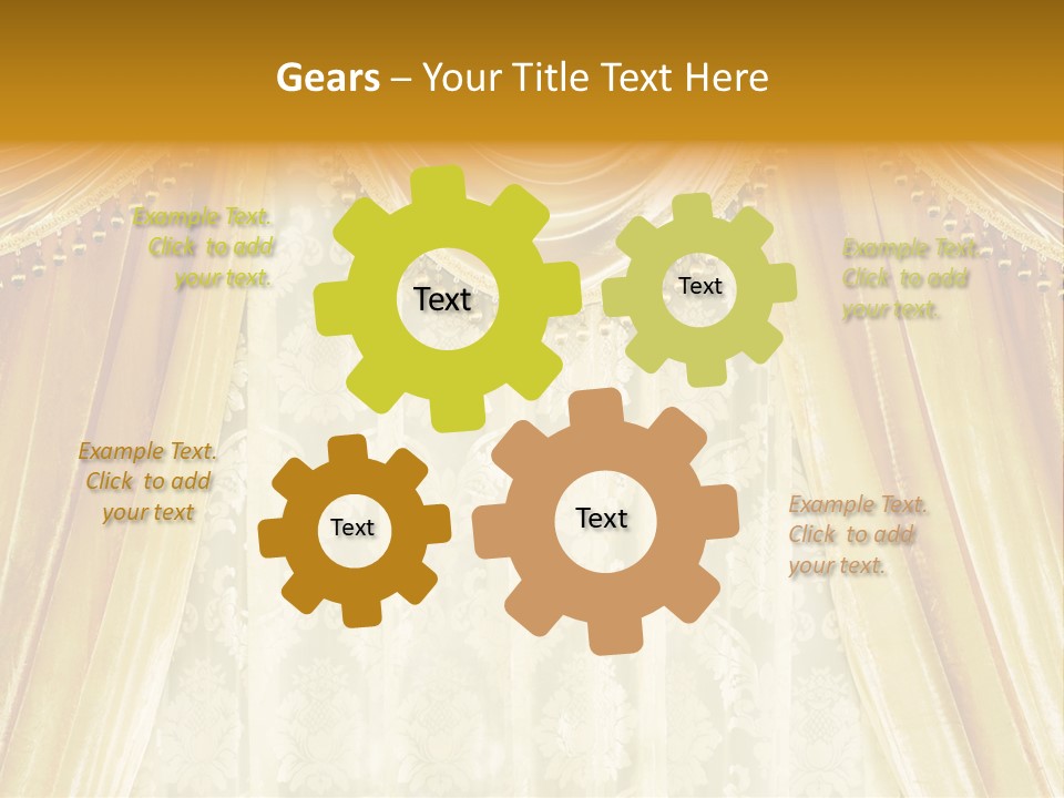 Curtain Luxury PowerPoint Template