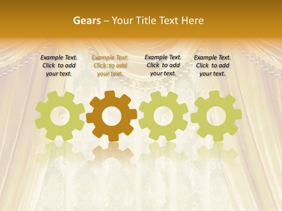 Curtain Luxury PowerPoint Template