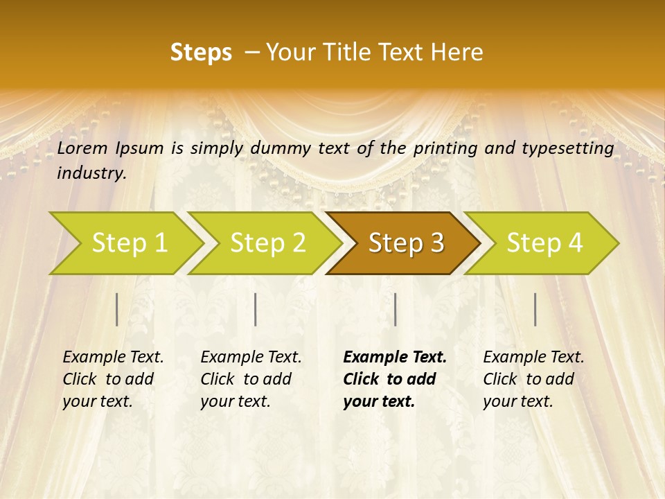 Curtain Luxury PowerPoint Template